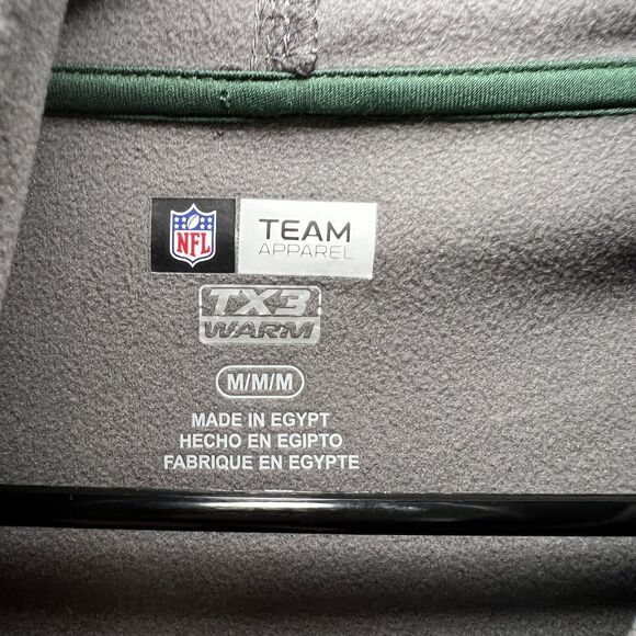Green Bay Packers Hoodie Sweatshirt Mens Size M Medium Gray NFL Team Apparel TX3 - Picture 5 of 8